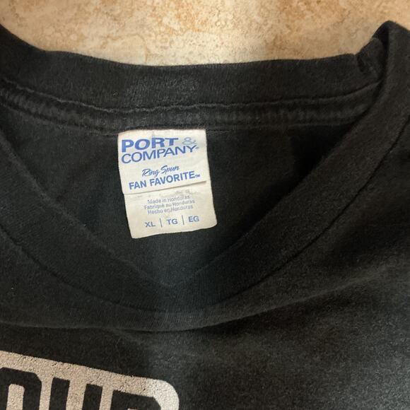 Port Company XL Black I Am Your Father Floppy Disk Graphic T Shirt - Picture 3 of 4